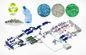हीट रेसिस्टेंट प्लास्टिक रीसाइक्लिंग लाइन स्मार्ट पीएलसी कंट्रोल सिस्टम आसान ऑपरेशन
