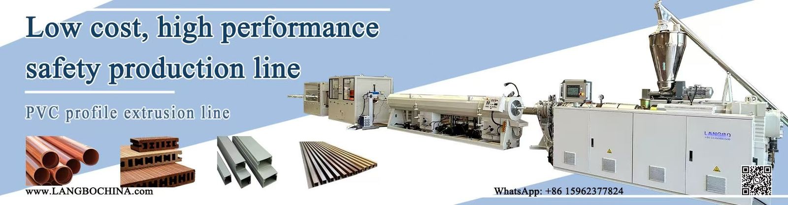 पीवीसी प्रोफ़ाइल बाहर निकालना लाइन