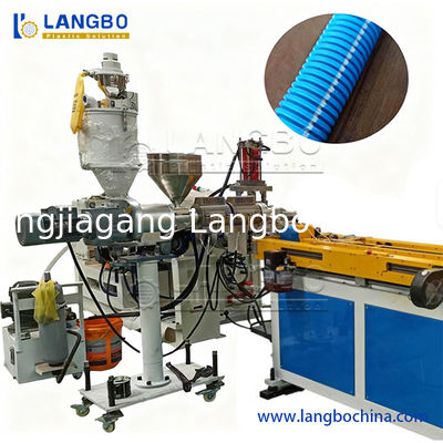 गुणवत्ता  16mm-63mm PE PP PA Single Wall Corrugated Pipe Machine कारखाना
