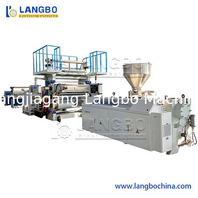 गुणवत्ता  Waterproof PVC Marble Sheet Production Line , PVC Plastic Sheet Extrusion Line कारखाना