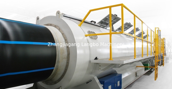 बड़े व्यास प्लास्टिक पीई एचडीपीई पानी की आपूर्ति पाइप उत्पादन लाइन extrusion बनाने की मशीन