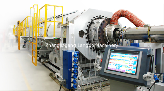 315 मिमी पीई ड्रेन ट्यूब प्लास्टिक सीवेज पाइप बनाने extruder मशीन