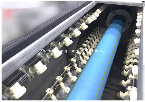 पीई एचडीपीई पाइप के लिए उच्च गति एकल पेंच extruder