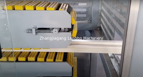 स्वचालित नियंत्रण पीवीसी विंडो प्रोफाइल extrusion मशीन