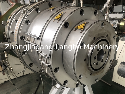 भारी शुल्क पीई एचडीपीई पाइप बनाने की मशीन 630mm से 1200mm तक