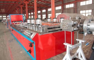 पीवीसी प्रोफाइल / यूपीवीसी दरवाजा और खिड़की बनाने की मशीन डबल पेंच extruder