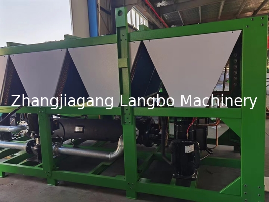 125HP एयर कूल्ड चिलर मशीन R4047C / R22 रेफ्रिजरेंट