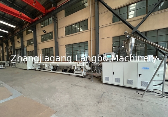 80/156 पीवीसी पाइप बनाने की लाइन काउंटर घूर्णन समानांतर जुड़वां पेंच extruder के साथ