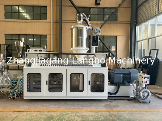 पीई एचडीपीई पाइप के लिए उच्च गति एकल पेंच extruder