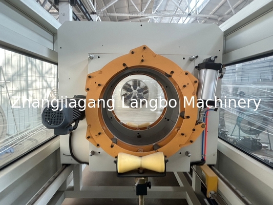 पीई एचडीपीई पाइप के लिए उच्च गति एकल पेंच extruder
