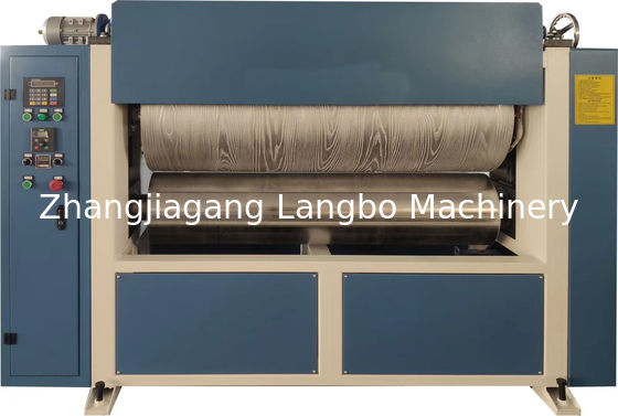 लकड़ी प्लास्टिक डेकिंग डोर कम्पोजिट लेमिनेशन बनाने की मशीन / एम्बॉसिंग मशीन