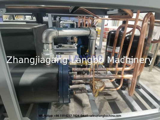 कुशल एचडीपीई पाइप एक्सट्रूज़न लाइन सबसे अच्छी गुणवत्ता वाली एयर कूल्ड चिलर मशीन आर 4047 सी / आर 22 रेफ्रिजरेंट से लैस