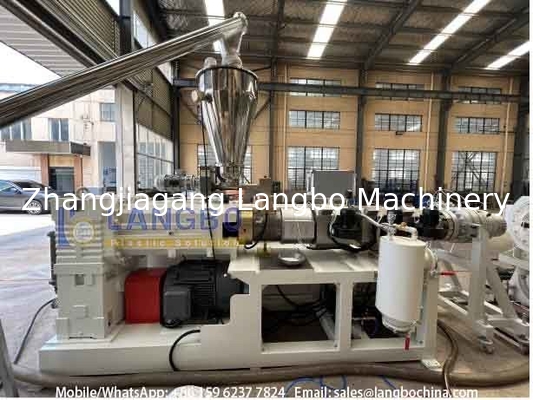 प्लास्टिक पीवीसी जल निकासी पाइप extruder घुमावदार पाइप extrusion बनाने की मशीन