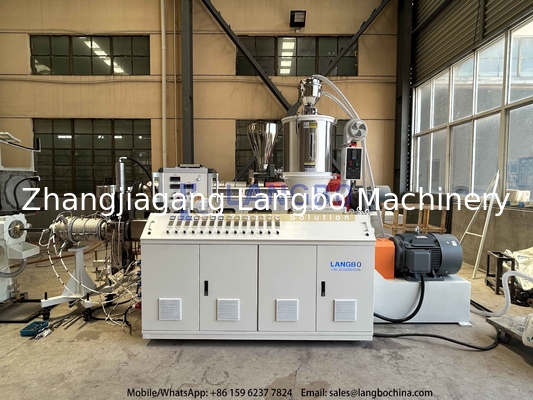 प्लास्टिक पीई पाइप एकल पेंच डबल पेंच समानांतर extruder