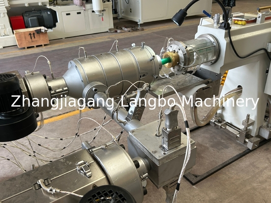 पीई एचडीपीई एलडीपीई पीपीआर एकल पेंच प्लास्टिक extruder पानी गैस तेल आपूर्ति पाइप ट्यूब extrusion उत्पादन लाइन