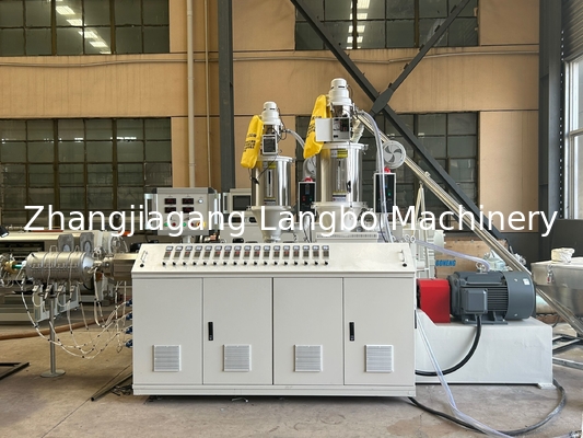 पीई एचडीपीई एलडीपीई पीपीआर एकल पेंच प्लास्टिक extruder पानी गैस तेल आपूर्ति पाइप ट्यूब extrusion उत्पादन लाइन