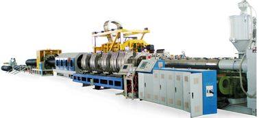 पूरी तरह से स्वचालित पीई नालीदार पाइप उपकरण एबीबी इन्वर्टर 380V 50HZ