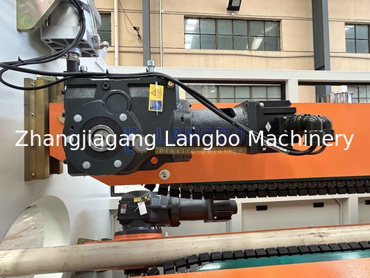 जल आपूर्ति 90-315 पाइप व्यास के लिए उच्च गति 90/156 extruder के साथ पीवीसी पाइप बनाने की लाइन