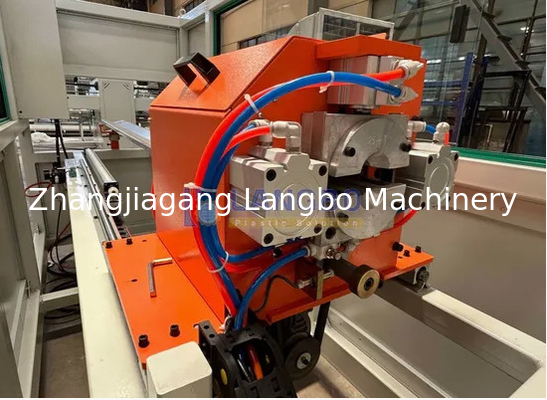 पीई एचडीपीई पाइप के लिए उच्च गति एकल पेंच extruder मशीन