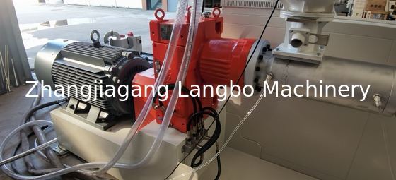 पीई एचडीपीई पाइप के लिए उच्च गति एकल पेंच extruder मशीन