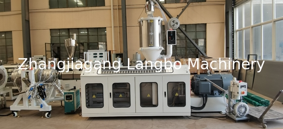 स्वचालित पीई प्लास्टिक पानी पाइप extruder कटर उत्पादन लाइन मशीन