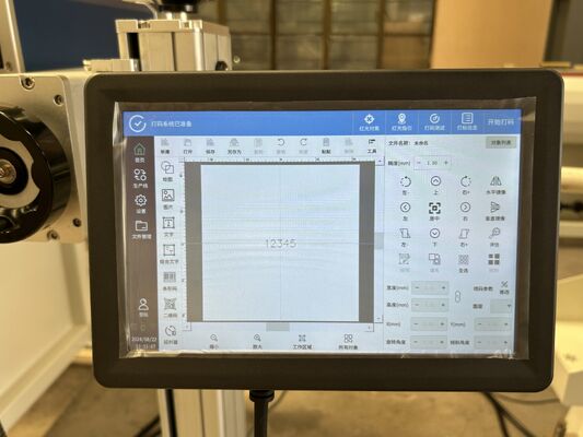 पाइप फिटिंग पर अनुकूलन मुद्रण के लिए यूवी-50W लेजर प्रिंटर
