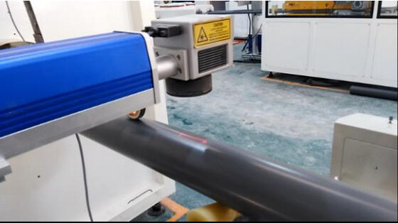 पाइप फिटिंग पर अनुकूलन मुद्रण के लिए यूवी-50W लेजर प्रिंटर