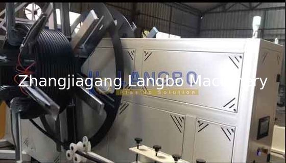 16-160MM व्यास PE पाइप एक्सट्रूज़न लाइन कॉइलर, 1600-3200mm की कॉइलिंग रेंज के साथ