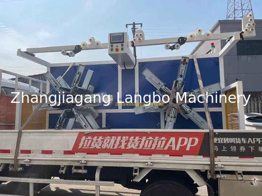 एचडीपीई पाइप प्रसंस्करण के लिए पूर्ण स्वचालित पीई प्लास्टिक पाइप वाइंडर मशीन