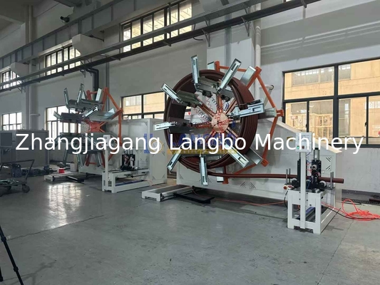 16-160MM व्यास पूर्ण-स्वचालित औद्योगिक पीई पाइप कॉइलिंग उपकरण कॉइलिंग प्रक्रिया के लिए