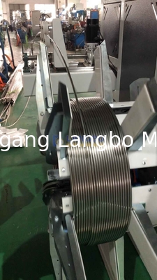 16mm-32mm डबल स्टेशन पीई पाइप कोइलर वाइंडिंग मशीन