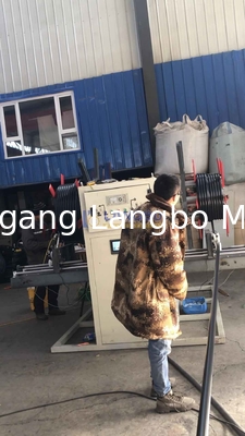 16-160MM PE HDPE पाइप वाइंडर प्लास्टिक सॉफ्ट होज़ कोइलर मशीन सिंगल डबल स्टेशन और कोइलिंग स्पीड 0.1-10m/min के साथ