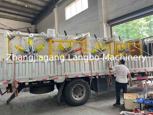 प्लास्टिक पीई ट्यूब और नली दो-स्टेशन कोइलर वाइंडिंग मशीन