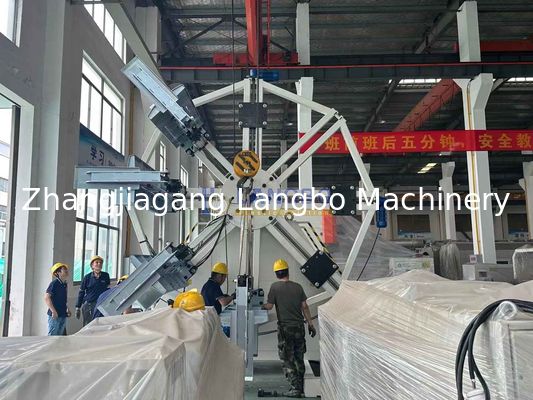 पीई सिंचाई पाइप पाइप घुमावदार मशीन प्लास्टिक पाइप घुमावदार कोइलर मशीन