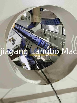 प्लास्टिक पाइप एक्सट्रूज़न उत्पादन मशीन पीवीसी एचडीपीई पीपीआर के लिए शंकुज जुड़वां पेंच