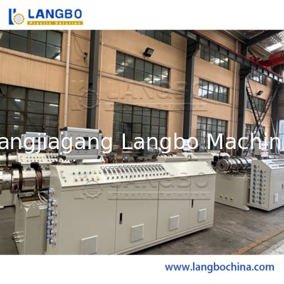 चीनी निर्माता एचडीपीई एलडीपीई पीई पीवीसी पाइप प्लास्टिक एक्सट्रूज़न बनाने की मशीन अच्छी कीमत