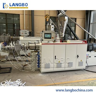 स्वचालित ट्विन स्क्रू पीवीसी पाइप मशीन, पीवीसी नली उत्पादन लाइन