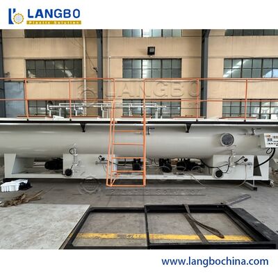 पीएलसी नियंत्रण पीवीसी नाली प्लास्टिक पाइप एक्सट्रूडर, प्लास्टिक पाइप बनाने की मशीनें