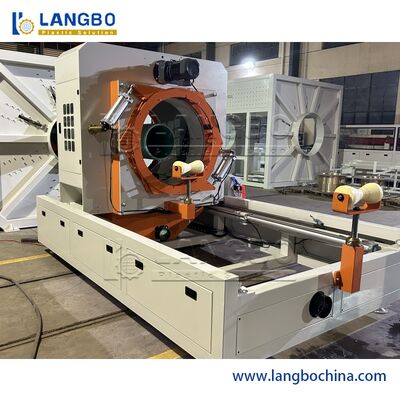 पीएलसी नियंत्रण पीवीसी नाली प्लास्टिक पाइप एक्सट्रूडर, प्लास्टिक पाइप बनाने की मशीनें