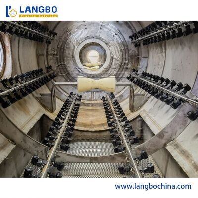 पीएलसी नियंत्रण पीवीसी पाइप उत्पादन लाइन उच्च उत्पादन और उत्पादकता