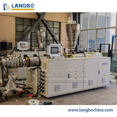 पूर्ण स्वचालित शंक्वाकार जुड़वां पेंच एक्सट्रूडर