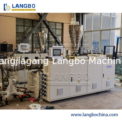 पीवीसी ट्यूब बनाने की मशीन, पीवीसी पाइप बाहर निकालना, शंक्वाकार जुड़वां पेंच बाहर निकालना