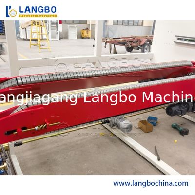 प्लास्टिक पीवीसी जल निकासी पाइप extruder घुमावदार पाइप extrusion बनाने की मशीन