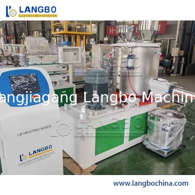उच्च क्षमता प्लास्टिक मिक्सर ब्लेंडर वर्टिकल मिक्सिंग यूनिट