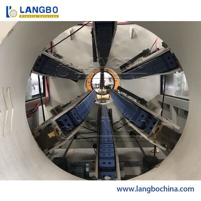 सीई आईएसओ पीवीसी पाइप एक्सट्रूज़न मशीन 80/156 शंक्वाकार जुड़वां पेंच एक्सट्रूडर