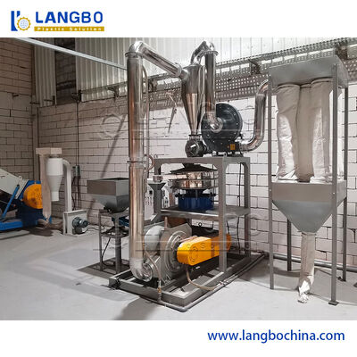 प्लास्टिक पाइप प्रोफाइल अपशिष्ट उत्पाद Pulverizer Miller Machine