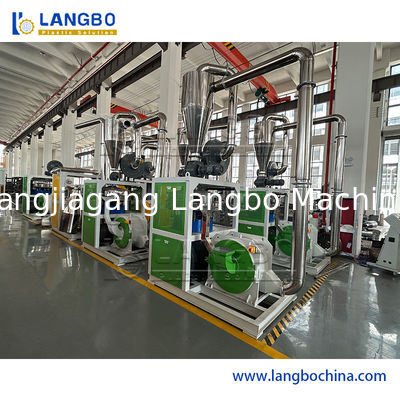 फैक्टरी मूल्य पीवीसी कणिकाओं पाउडर प्लास्टिक पल्वराइज़र ग्राइंडर शीतलन प्रणाली के साथ