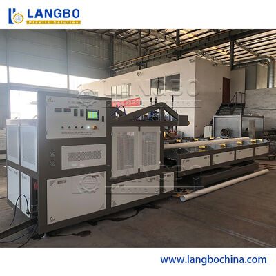 डीटीसी सर्पिल फीडिंग मशीन के साथ इलेक्ट्रिक पीवीसी पाइप एक्सट्रूज़न मशीन / पाइप बेलिंग मशीन