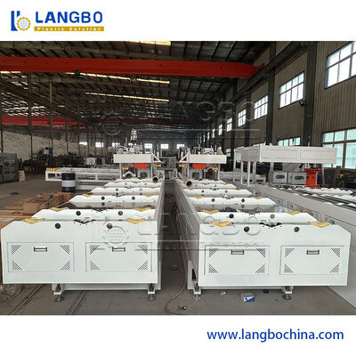 डीटीसी सर्पिल फीडिंग मशीन के साथ इलेक्ट्रिक पीवीसी पाइप एक्सट्रूज़न मशीन / पाइप बेलिंग मशीन