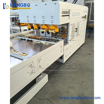 16-50 मिमी के लिए स्मॉल पीवीसी पाइप बेलिंग मशीन, टच स्क्रीन कंट्रोल और सिंगल स्क्रू एक्सट्रूडर के साथ